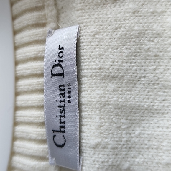 CHRISTIAN DIOR - MACROCANNAGE ZIPPED CARDIGAN - Picture 5 of 16